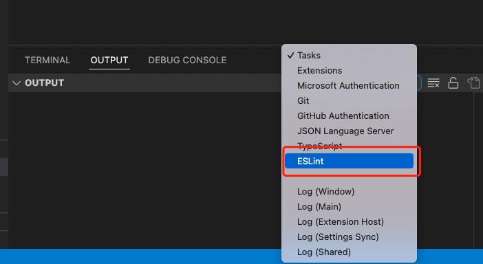 eslint插件输出信息